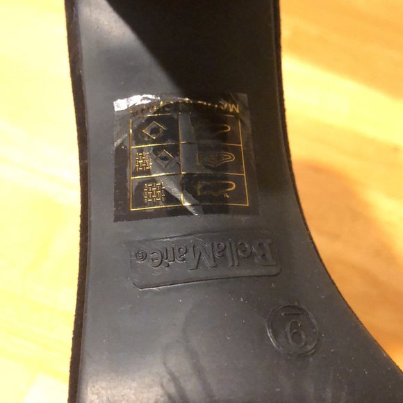 Bella Marie Faux Suede Peep Toe Heel - Picture 9 of 12